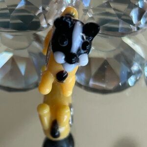 New Dog Charm bead Murano glass exquisite design